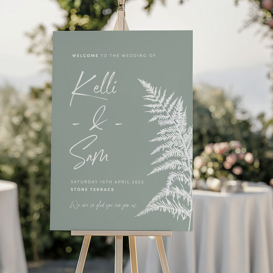 Wedding signage | Wedding Stationery Design