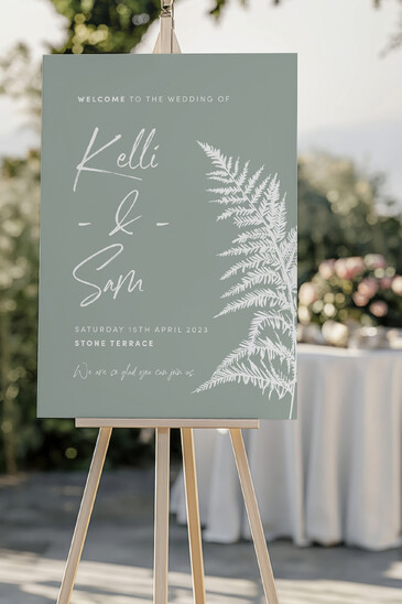 Wedding signage | Wedding Stationery Design