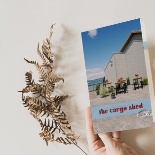 The Cargo Shed Wedding Brochure Design | Wedding Branding Design