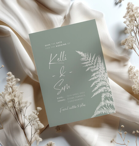 Silver Fern Wedding Stationery | Wedding Stationery Design
