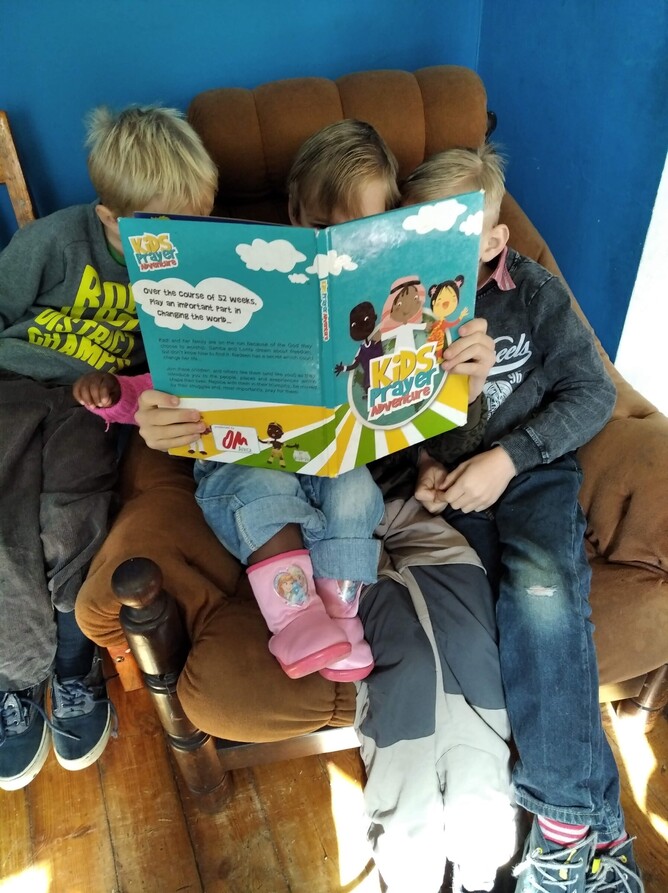 Our children love to read, and then reread, the Kids Prayer Adventure book