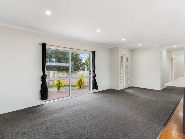 Image of a residential home renovation. Photo of interior and living space before renovation.