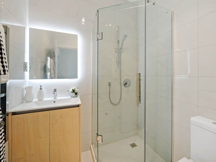 Image of bathroom at residential new build family home on Subritzky Avenue, Mount Roskill, Auckland. Built by Auckland builders, Eden Construction. New Zealand.