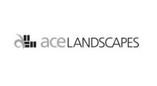 Logo for Ace Landscapes. Partners of Eden Construction in Auckland.