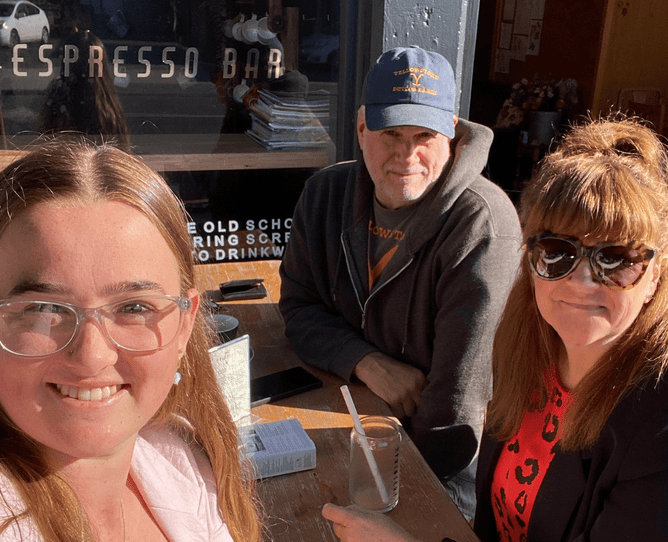 Belle team with Simon from CreateVideo