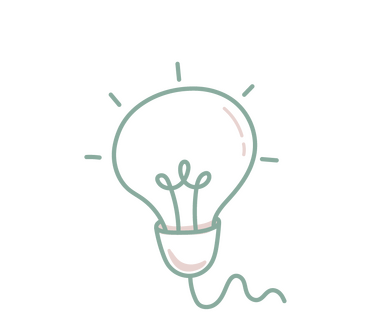 lightbulb to represent Our Vision for Belle Pr