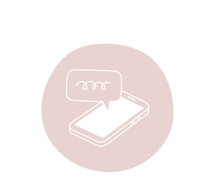Mobile phone icon for Digital and Social Media projects for Belle PR