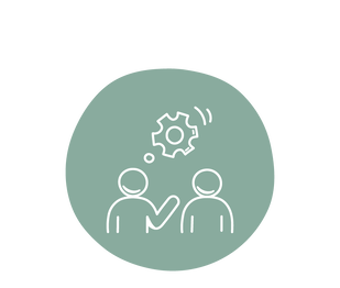 People talking icon for Investor Relations projects for Belle PR