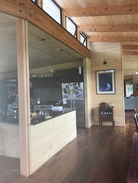 Poplar walls & ceiling, Summerhill Timbers