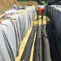 drainage installation by Drainpro