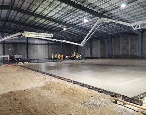 Pouring Large Concrete Floors with Ease: How Pumps Handle Commercial Projects in the Waikato