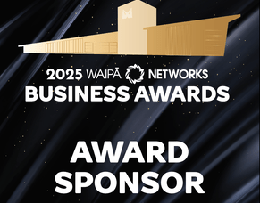 Proud Sponsors of the 2025 Waipa Business Awards!