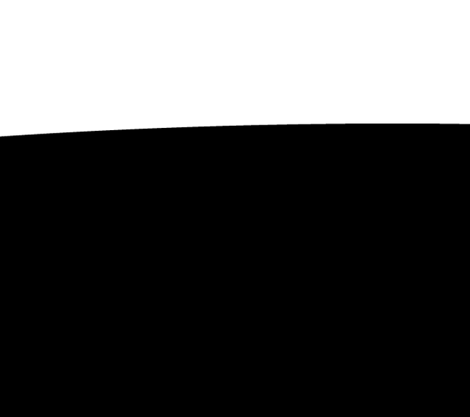 Vector curve enlarged 7000%