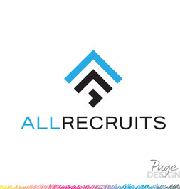 Logo Design by Page Design Ltd for AllRecruits, NZ