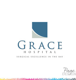 Logo Design by Page Design Ltd for Grace Hospital, Tauranga, NZ