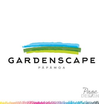 Logo Design by Page Design Ltd for Gardenscape Pāpāmoa, Pāpāmoa, NZ
