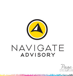 Logo Design by Page Design Ltd for Navigate Advisory, Christchurch, NZ