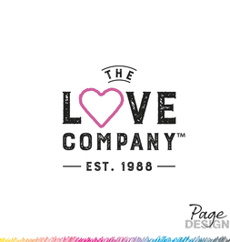 Logo Design by Page Design Ltd for The Love Company (TLC), NZ