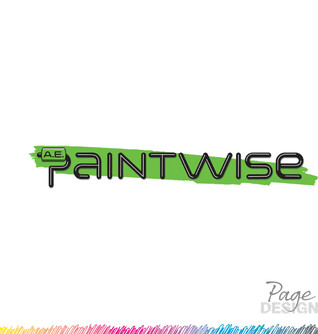 Logo Design by Page Design Ltd for Paintwise, Pāpāmoa, NZ