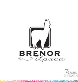 Logo Design by Page Design Ltd for Brenor Alpaca, Rotorua, NZ