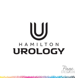 Logo Design by Page Design Ltd for Hamilton Urology, Hamilton, NZ