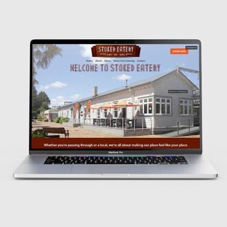 Website design for Stoked Eatery in Te Kūiti, New Zealand