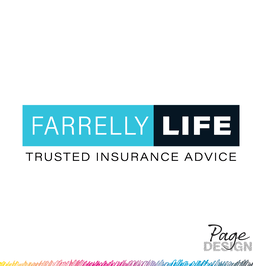 Logo Design by Page Design Ltd for Farrelly Life, Rotorua, NZ