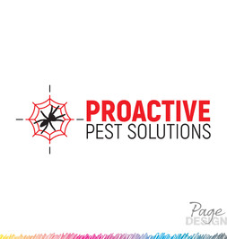 Logo Design by Page Design Ltd for Proactive Pest Solutions, NZ