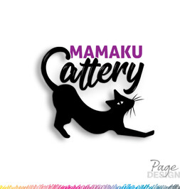 Logo Design by Page Design Ltd for Mamaku Cattery, NZ