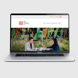 Website design for ICY Chartered Accountants in Rotorua, by Page Design Ltd