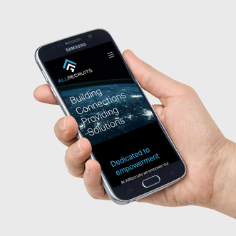 Website Design for AllRecruits by Page Design Ltd