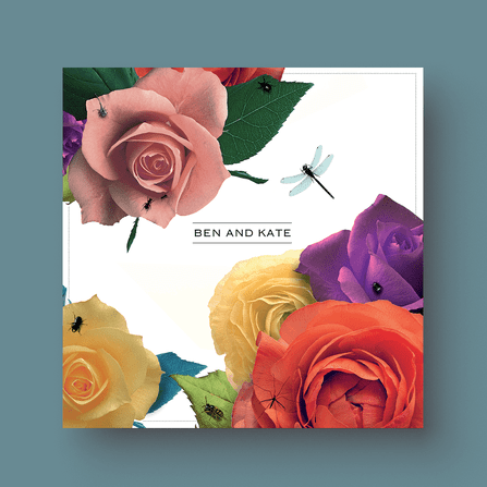 Wedding Stationery design by Page Design Ltd for Ben and Kate