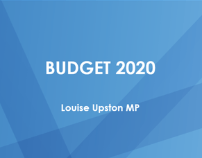 2020 Post-Budget Presentation by Hon. Louise Upston