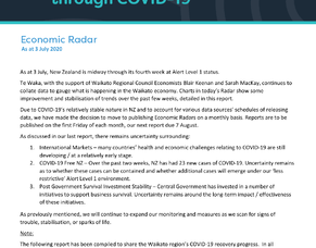 Te Waka- Economic Rader