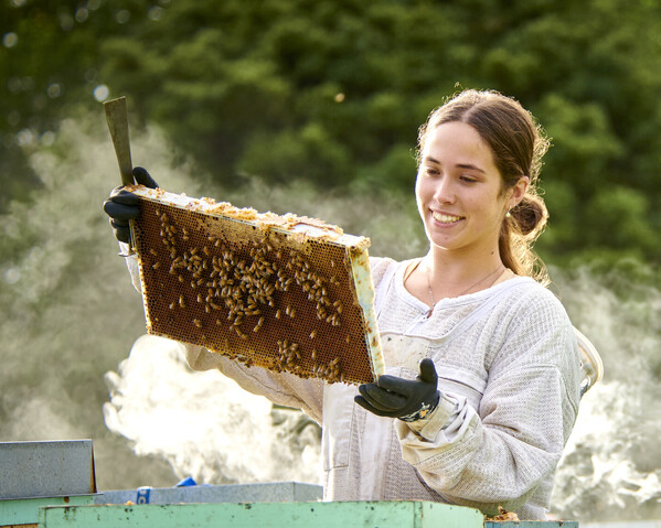 Craig Brown Photographer's image of a female beekeeper