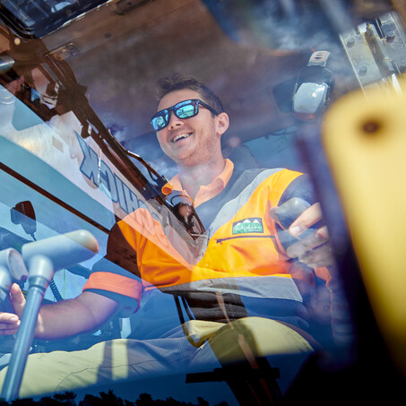 Craig Brown Photographer's image of driver in a digger