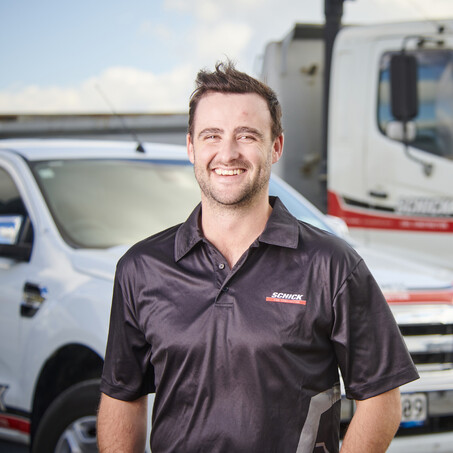 Craig Brown Photographer's portrait image of a schick worker