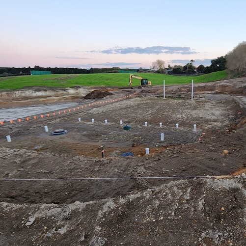 Paengaroa Site Restoration exposed soil