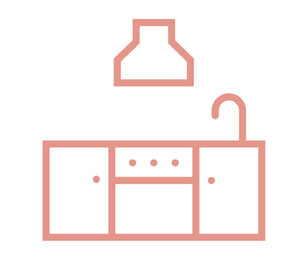 A kitchen is available in the seminar room at Taylor Made Community Space, Cambridge