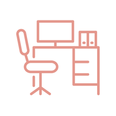 A desk is available in Consulting Room 18 at Taylor Made Community Space, Cambridge