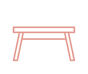 12 trestle tables are available in the seminar room at Taylor Made Community Space, Cambridge