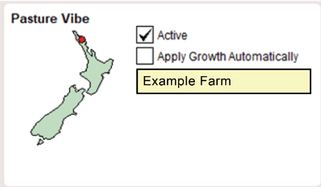 Image 1: PastureVibe settings at the Properties screen at whole-farm level