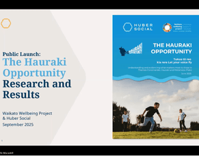 Hauraki Opportunity: Update