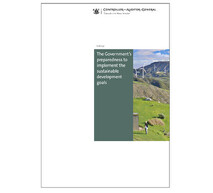 Read about the Government’s preparedness to implement the sustainable development goals