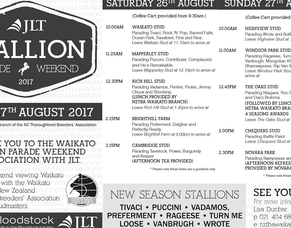 2017 Waikato Stallion Parades