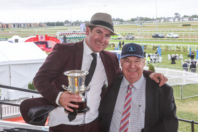 Riccarton trainers Matthew (left) and Michael Pitman. -  Photo: Race Images South