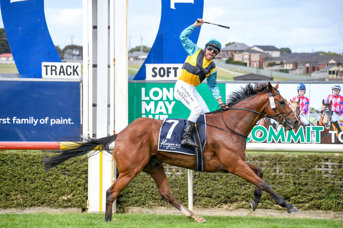 Count Zero raced away with the A$300,000 Haymes Paint Jericho Cup (4600m) at Warrnambool for local trainer Symon Wilde.