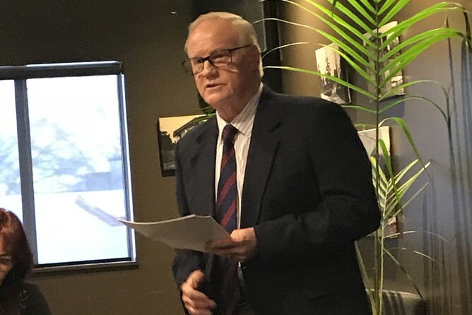 Former NZTBA Chief Executive Michael Martin pictured at the recent AGM