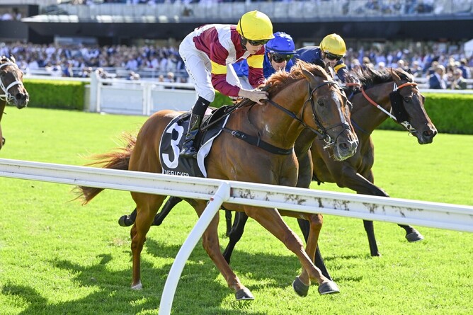Linebacker winning Saturday’s A$1 million Gr.1 The Agency Randwick Guineas (1600m) - Photo: bradleyphotos.com.au