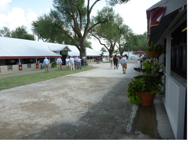 The barns at Keeneland
